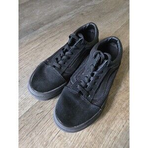 VANS Old Skool Triple Black Kids/Youth Size 1